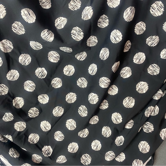 NEW LYSA PLUS Size Black and White Polka Dot One-Shoulder Swimsuit - Picture 7 of 13